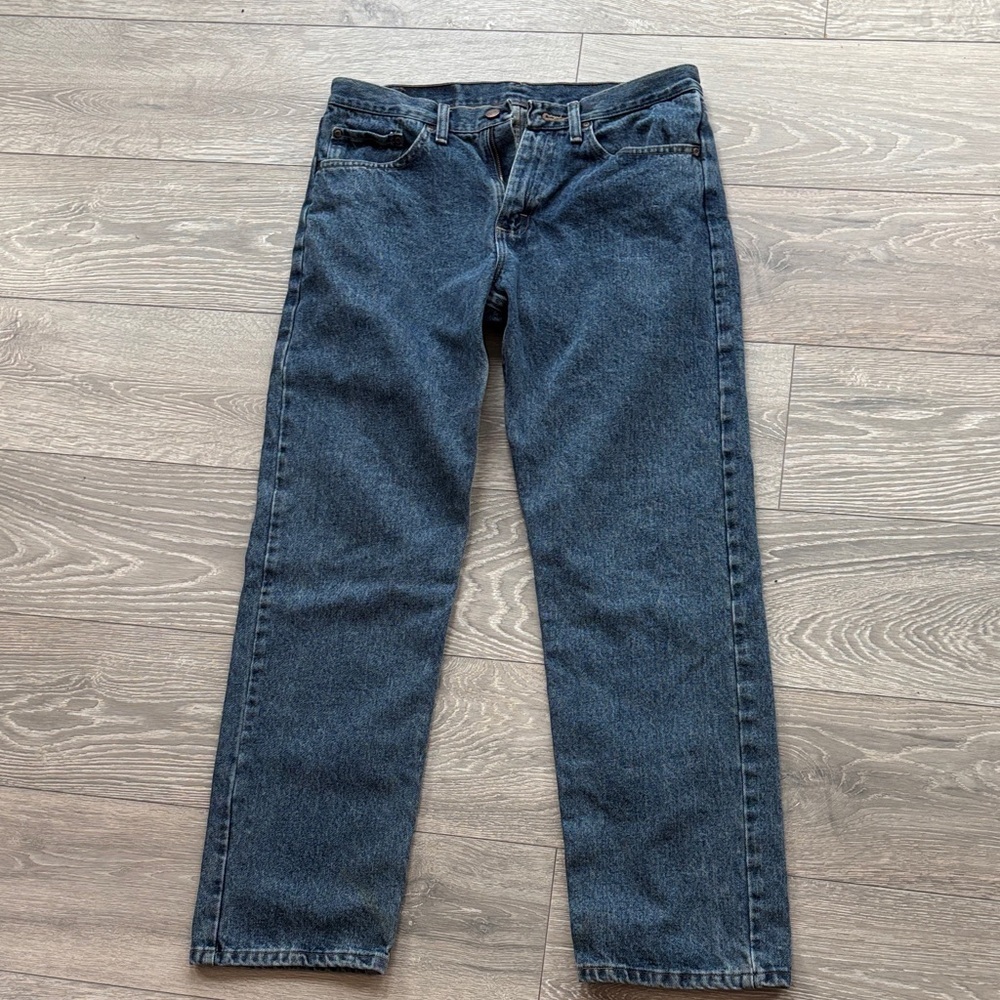 Men's Wranglers Dark Blue Straight Jeans